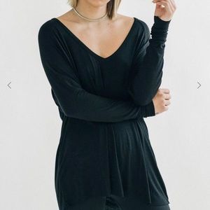 Long-sleeve black Joah Brown, SUPER SOFT